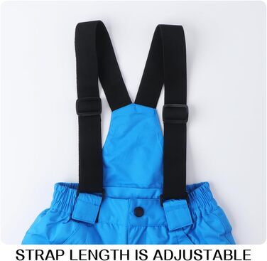 Дитячий зимовий костюм для сноуборду та лиж, водонепроникний, для хлопчиків та дівчаток (блакитний, 10-11 років)