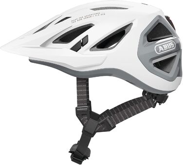 Велосипедний шолом ABUS Urban-I 3.0 ACE з LED-ліхтарем, магнітною застібкою, подовженим козирком, для чоловіків і жінок