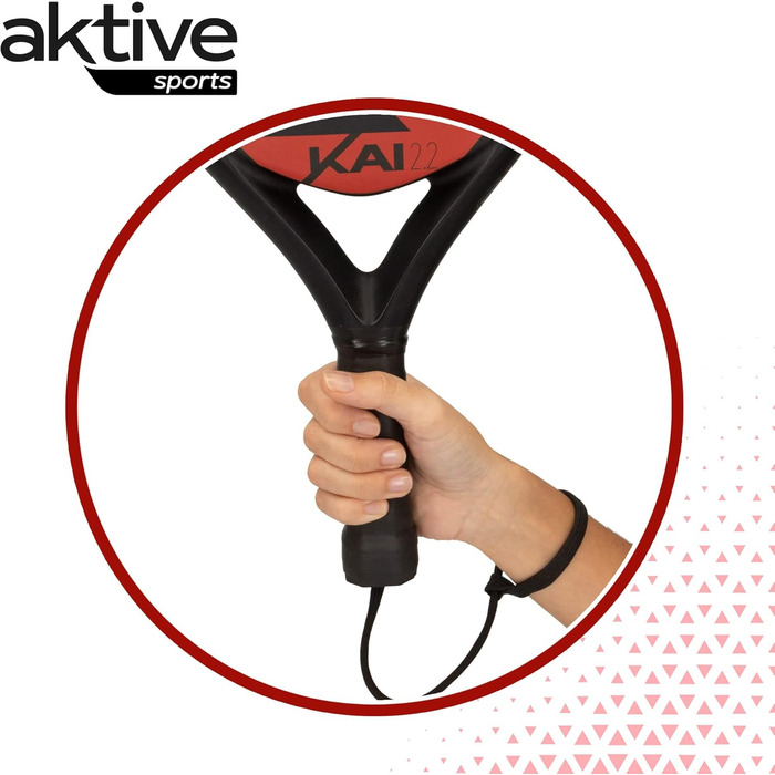Весло для сапборду Aktive Nowaki 2.2 з фібергласу, легке, 360 г, EVA-ручка, 47x26x3,8 см, аксесуар для регулярного веслування
