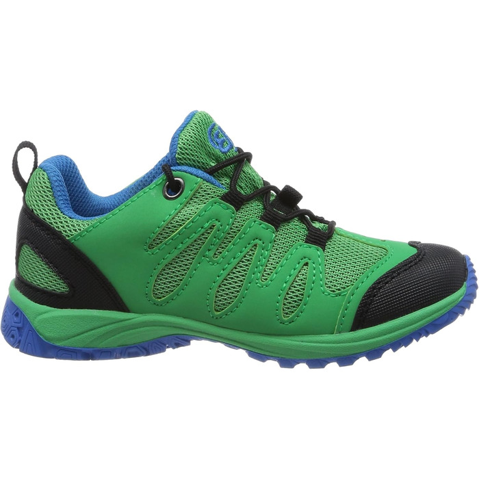 Дитячі трекінгові кросівки Brütting Expedition для хлопчиків та дівчаток (27 EU, зелено-синьо-чорні)