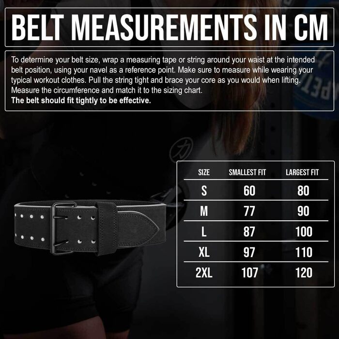 Планка для важкої атлетики Strength Shop 13 IPF з подвійною пряжкою, сталевою, для стабілізації та захисту спини, чорна/біла, з ручкою (L)