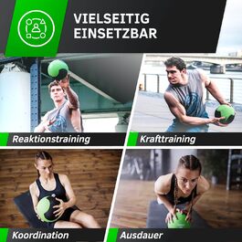 М'яч для фітнесу Toolz для силових тренувань - ідеальний для розвитку швидкості, вибухової сили та витривалості