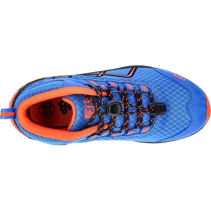 Черевики для трекінгу та піших прогулянок Brütting для дівчаток (27 EU, блакитний/оранжевий)