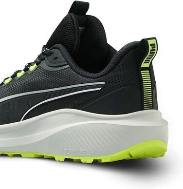 Кросівки Puma Skyrocket Lite Trail для бігу по вулицях (38.5 EU, Puma Black Feather Gray Yellow Alert)