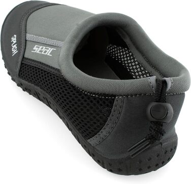 SEAC Splash: Шкарпетки для плавання та відпочинку на морі, пляжі та басейні (для дорослих та дітей), швидко сохнуть, сірі та чорні, 43 EU