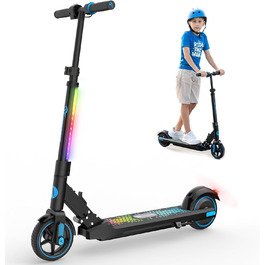 Дитячий електросамокат EVERCROSS EV06C, складаний, 6,5'', до 15 км/год, LED-дисплей, підсвітка, для дітей 6-12 років