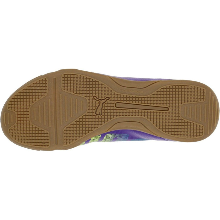 Кросівки футбольні PUMA Evospeed 5.3 Jr для залу, 37 EU, кольори: Prism Violet, Yellow, Blue