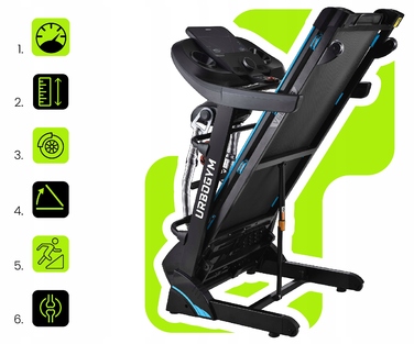 Електрична бігова доріжка Urbogym V680MS (до 120 кг)