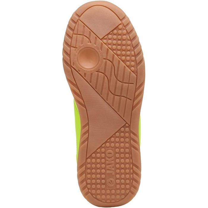 Спортивне взуття JAKO для залу: дитячі кросівки для залу (34 EU, неоновий жовтий, чорний)