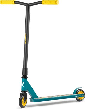 Трюковий самокат SOKE GO! для дорослих і дітей, 2 колеса, ABEC 9, до 100 кг, синій/рожевий, міський фристайл самокат