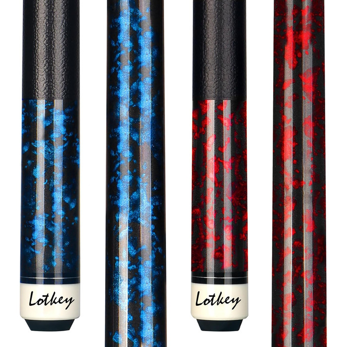 Більярдний кий LOTKEY 58'' з крейдою (2 шт.) - міцний кий з натурального дерева для професійних гравців