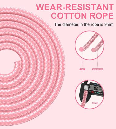 Стрибкове канат для фітнесу, з вагою, регульований, для жінок та чоловіків, зелений (сірий)