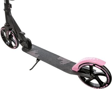 Дитячий та дорослий самокат RAVEN Illusion Pink з гальмом, регулюванням висоти, складний, з дзвіночком та тримачем для пляшки