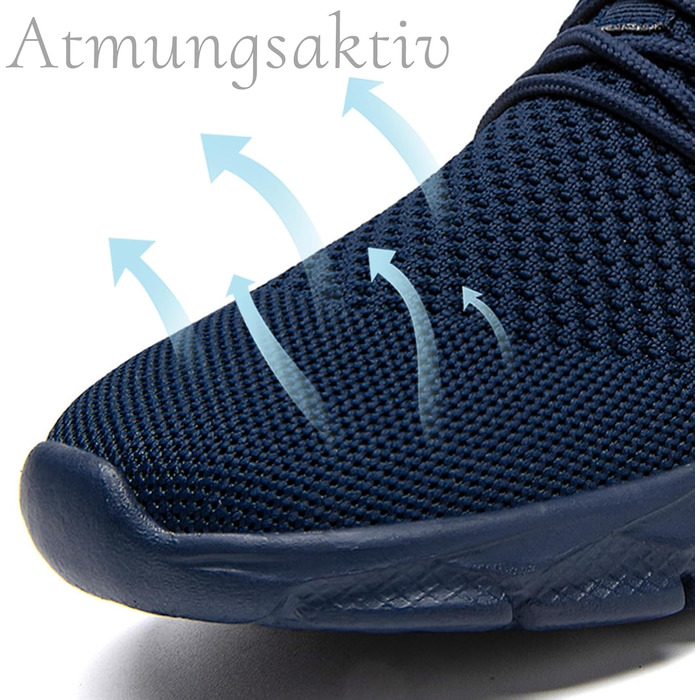 Чоловічі кросівки для бігу та фітнесу, спортивні та повсякденні, білі (39 EU, синій)