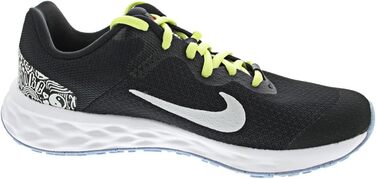 Дитячі кросівки Nike Revolution 6 NN JP, чорні/білі/лимонні, розмір 37.5 EU