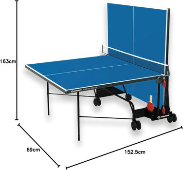 Стіл для настільного тенісу SpaceTec Outdoor, вуличний тенісний стіл