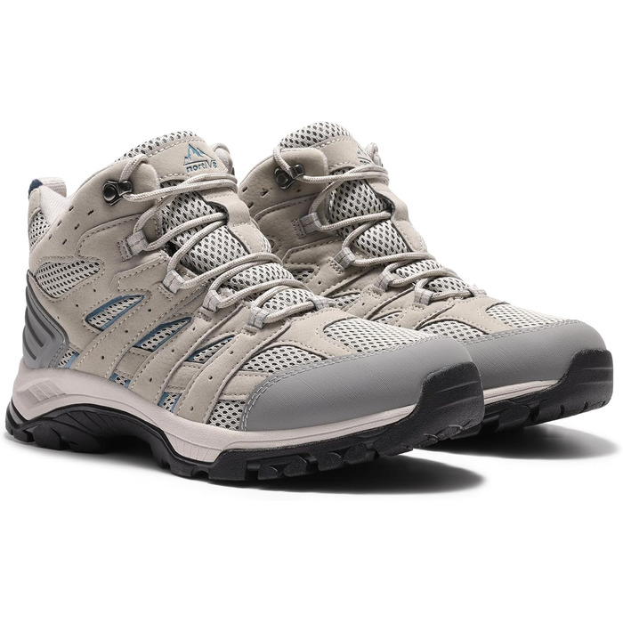 Черевики для трекінгу жіночі NORTIV 8, 40 EU, світло-сірий