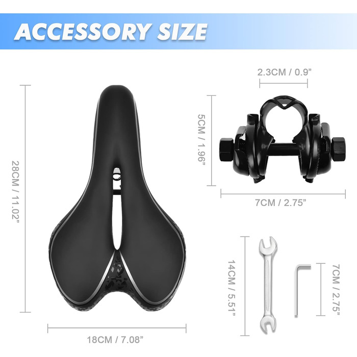 Зручний чоловічий велосипедний сідло з гелевим наповнювачем, MTB сідло для чоловіків та жінок, велосипедні сідла, порожнисте сідло для шосе, аксесуари для гірського велосипеда (стиль D)