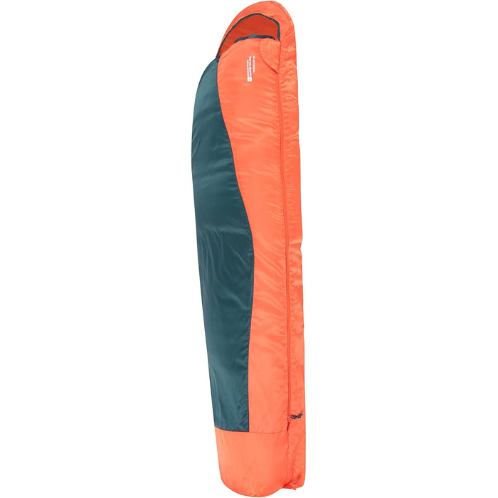 Сплячий мішок Mountain Warehouse Traveller 50 - 220 x 80 x 50 см - вітрозахисний, блакитно-зелений
