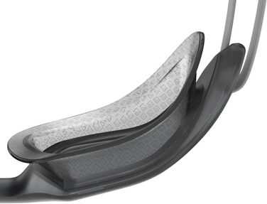 Окуляри для плавання Speedo Hydropulse - унісекс, комфортна посадка, регульована конструкція (білий/слон/світло-димний колір)