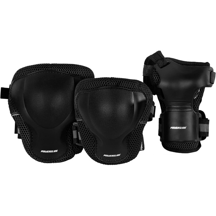 Захисний комплект Powerslide Pro Men чорний для роликів та інлайн-скейтів, арт. 903196