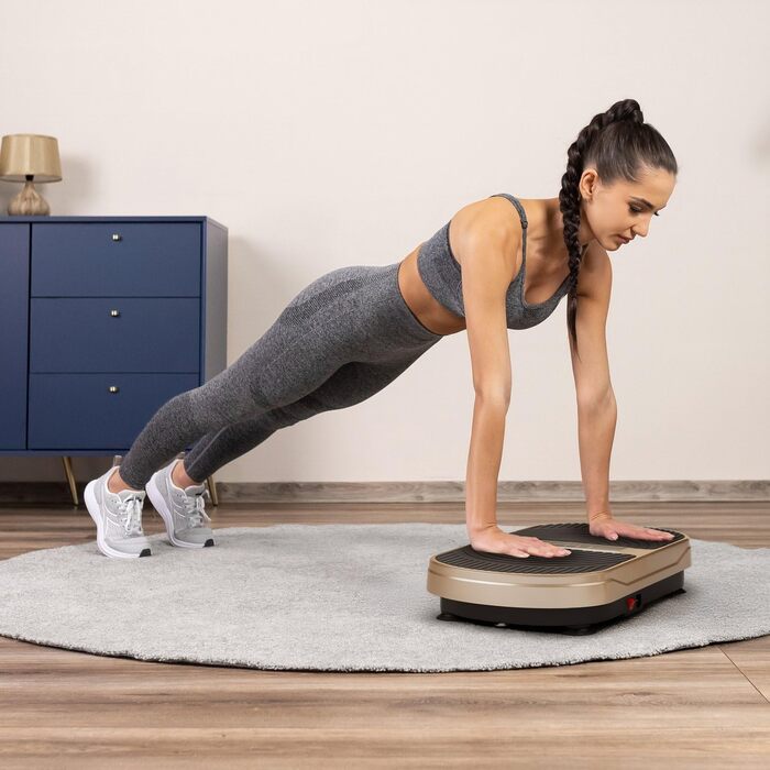 Платформа вібраційна Gymtek Gold XP300 для дому – 99 рівнів, 5 програм, Touchscreen. Для схуднення, спалювання жиру та нарощування м'язів.