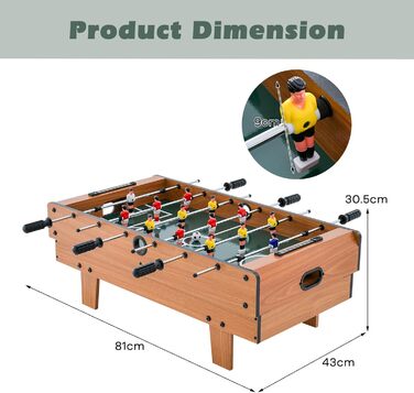 HOMASIS 4-в-1 ігровий стіл, з аксесуарами: кікер, тенісний стіл, більярд, хокей. Підходить для барів, вечірок, ігрових кімнат, дітей та дорослих