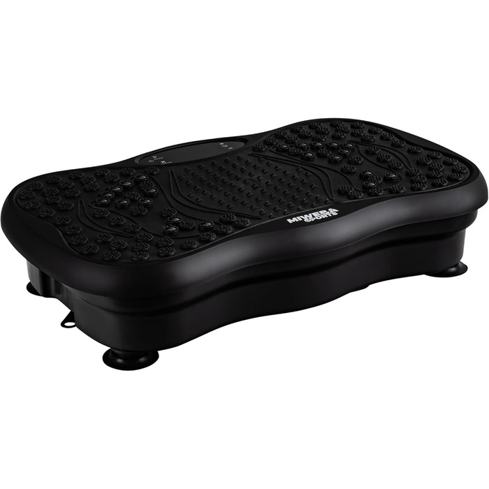 Платформа вібраційна Miweba Sports для дому: масаж, схуднення, фітнес, тренування.. Чорний колір.
