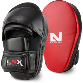 LNX Пади для рук Performance Pro – зігнуті, для професійного тренування боксу, кікбоксингу, муай тай, ММА