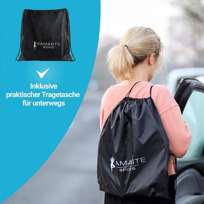 NAMASTE Sports Пілатес кільце для фітнесу з подвійним хватом, універсальний тренажер для пресу, ніг і сідниць