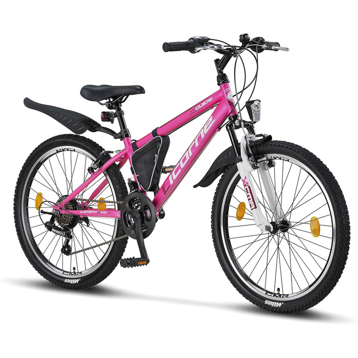 Гірський велосипед Licorne Bike Guide Premium 24'' для дітей та дорослих, 21 швидкість, підлітковий, жіночий, чоловічий