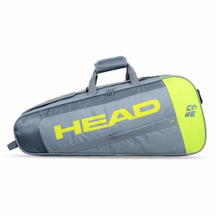 Сумка для тенісу HEAD CORE 6R Combi Unisex антрацит/помаранчевий для дорослих