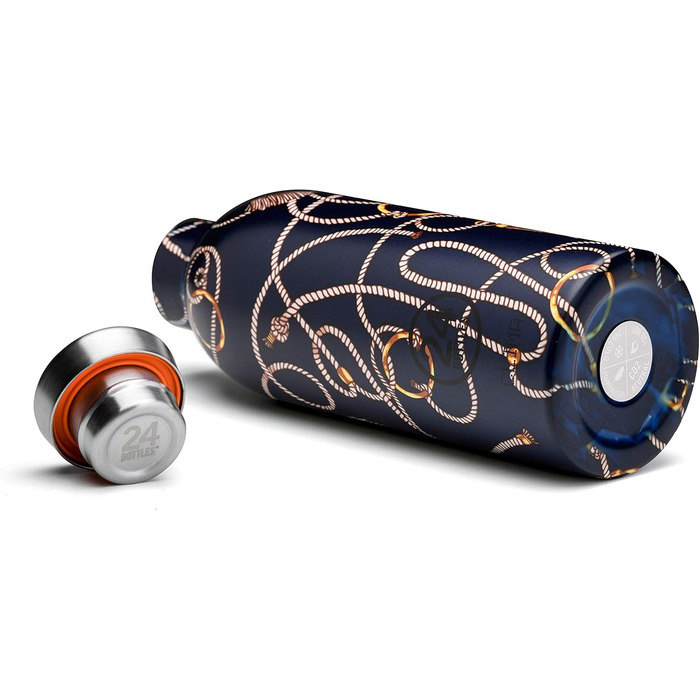 Термос 24Bottles Clima Bottle 500 мл, італійський дизайн, нержавіюча сталь, BPA-free, зберігає 24 год холод, 12 год тепло, Royal Mast