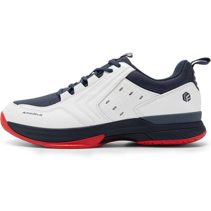 Тенісні кросівки FitVille для чоловіків, широкі, спортивні, дихаючі, для бадмінтону, фітнесу, зручні, снікерси, розмір 40-49, темно-синій, білий, X-широкі