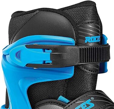 Роликові ковзани Roces Kinder Quaddy для хлопчиків, регульовані розміри 30-33, чорно-синій