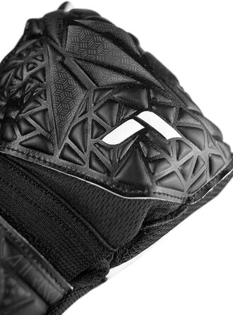 Воротарські рукавички Reusch Attrakt Starter Solid Junior (Чорні, Розмір 5) для дітей та підлітків | Зчеплення, стабільність, тренування, Kunstrasen/Naturrasen/Hartplatz