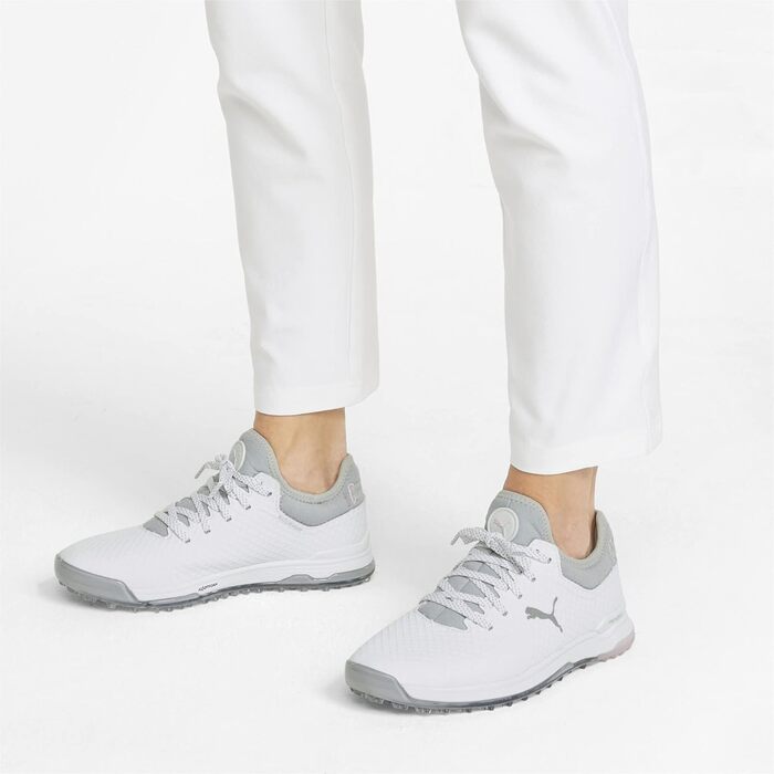 Жіноче golf-взуття PUMA Proadapt Alphacat, білий, сріблястий, рожевий, розмір 37 EU