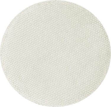 Крісло для медитації Cushy™: кругле подушка для сидіння з дінкової вати (10/15/20 см) - для медитації та релаксації, Made in Germany, Milky Marshmallow