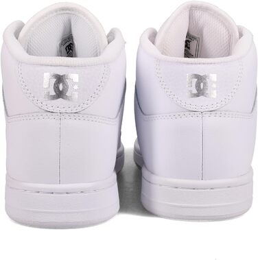 Кросівки DC Shoes Manteca 4 Mid для жінок, білий/сріблястий, 37.5 EU