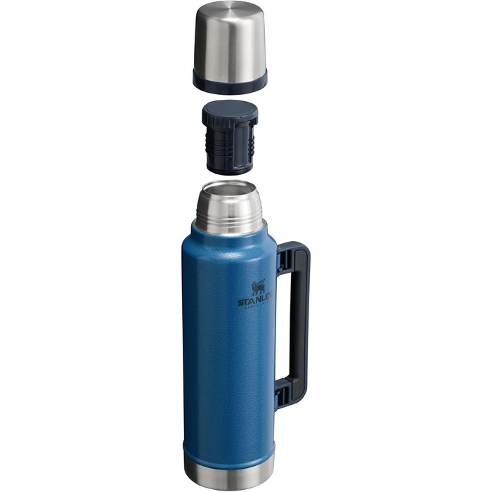 Термос Stanley Classic Legendary 1.4 л, нержавіюча сталь, 40 год утримання тепла/холоду, BPA-free, Hammertone Lake