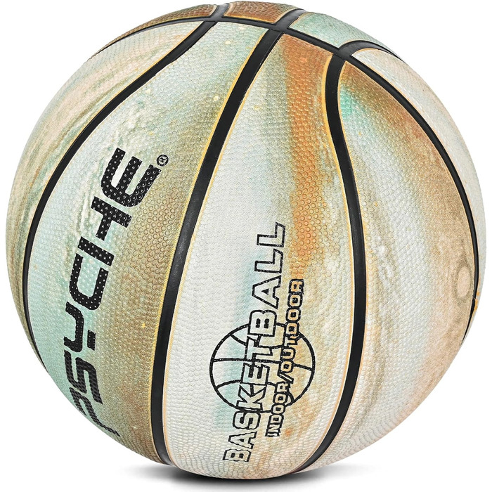 Баскетбольні м'ячі Wuzfully для дітей та дорослих, для гри в приміщенні та на вулиці (золотий)