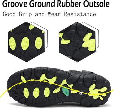 Зручні літні сандалі для чоловіків та жінок Saguaro для туризму та активного відпочинку (45 EU, Зелений)