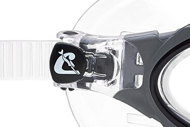 Окуляри для плавання Cressi Planet - преміум якість для басейну, триатлону та водних видів спорту, універсальний розмір, дорослі, чоловічі/жіночі (білий/сріблястий, чорний)