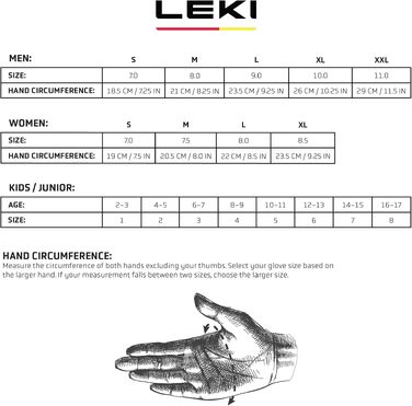 Гірськолижні рукавички LEKI Pegas Lite 3D з системою Trigger 3D та мембраною Soft-TEX, чорні, розмір 11.0