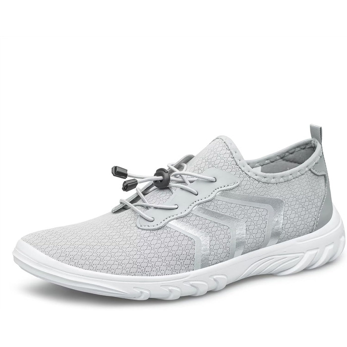 Водні шкарпетки для плавання та відпочинку на пляжі: чоловічі та жіночі, унісекс, швидковисихаючі (41 EU, світло-сірий)