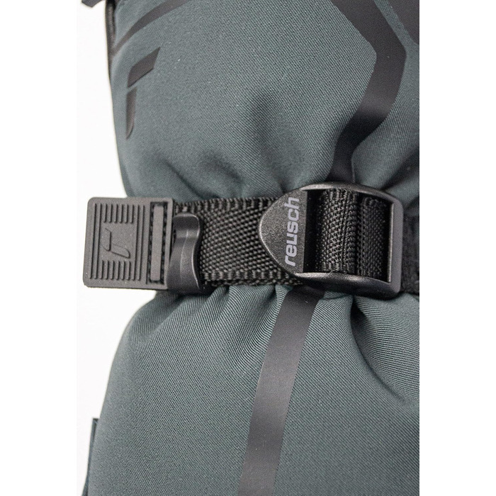 Лижні рукавички Reusch Down Spirit Gore-Tex, пухові, водонепроникні, дихаючі, дуже теплі, сірі/чорні, розмір 7