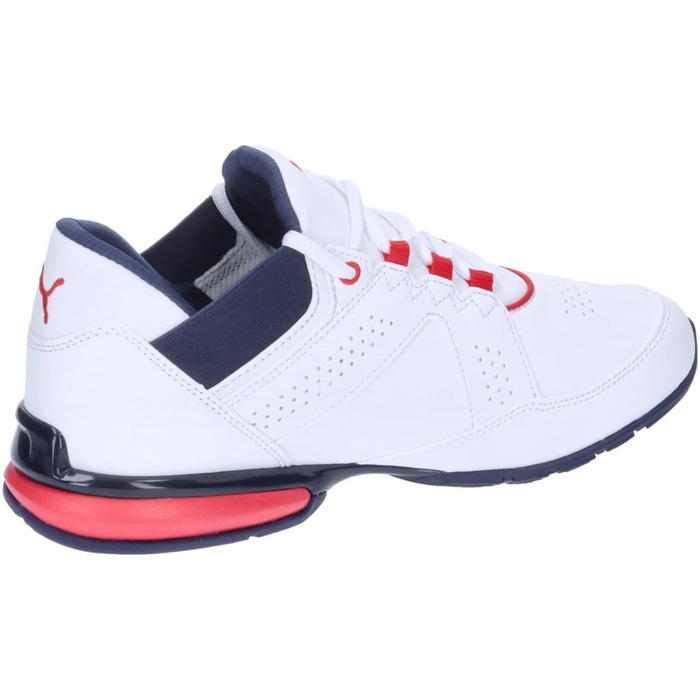 Чоловічі кросівки PUMA Enzin SL V2 для бігу та вулиці (43 EU, білий, червоний, темно-синій)