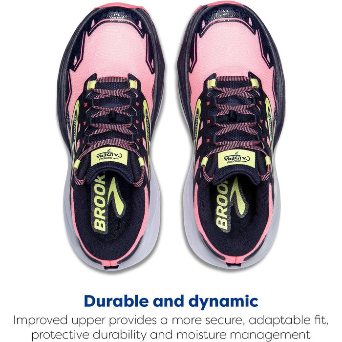 Жіночі кросівки Brooks Caldera 7 Rosa Peacoat Sonniges Limettengrün (38 EU)