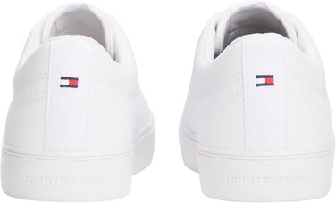 Чоловічі шкіряні кеди Tommy Hilfiger Th Hi Vulc Core Low LTH Ii ESS білі, розмір 44 EU