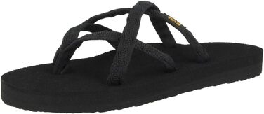 Жіночі шльопанці Teva Olowahu, розмір 40 EU, чорний, мікс матеріалів